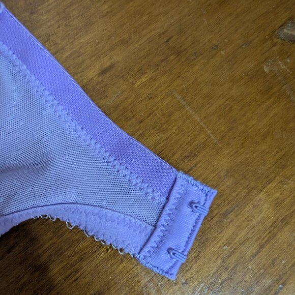 Wacoal Women’s Retro Chic Full Figure Underwire Lavender Purple 38C Bra 855186 - Picture 4 of 8